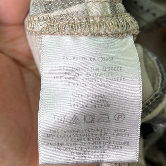 Anthropologie Chino Slim Pants sz 29 - Picture 9 of 10